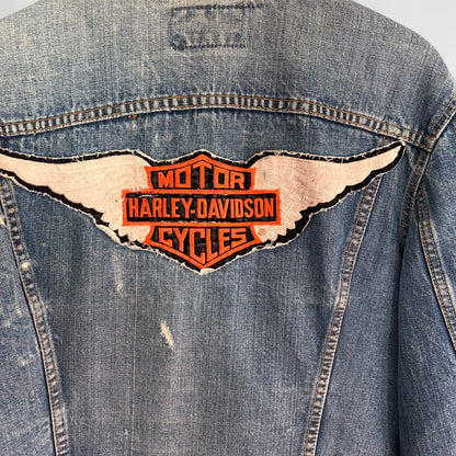 1960s Levi's big E with Harley patches