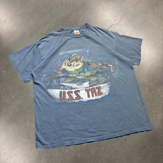 Vintage faded uss Tazmanian tee