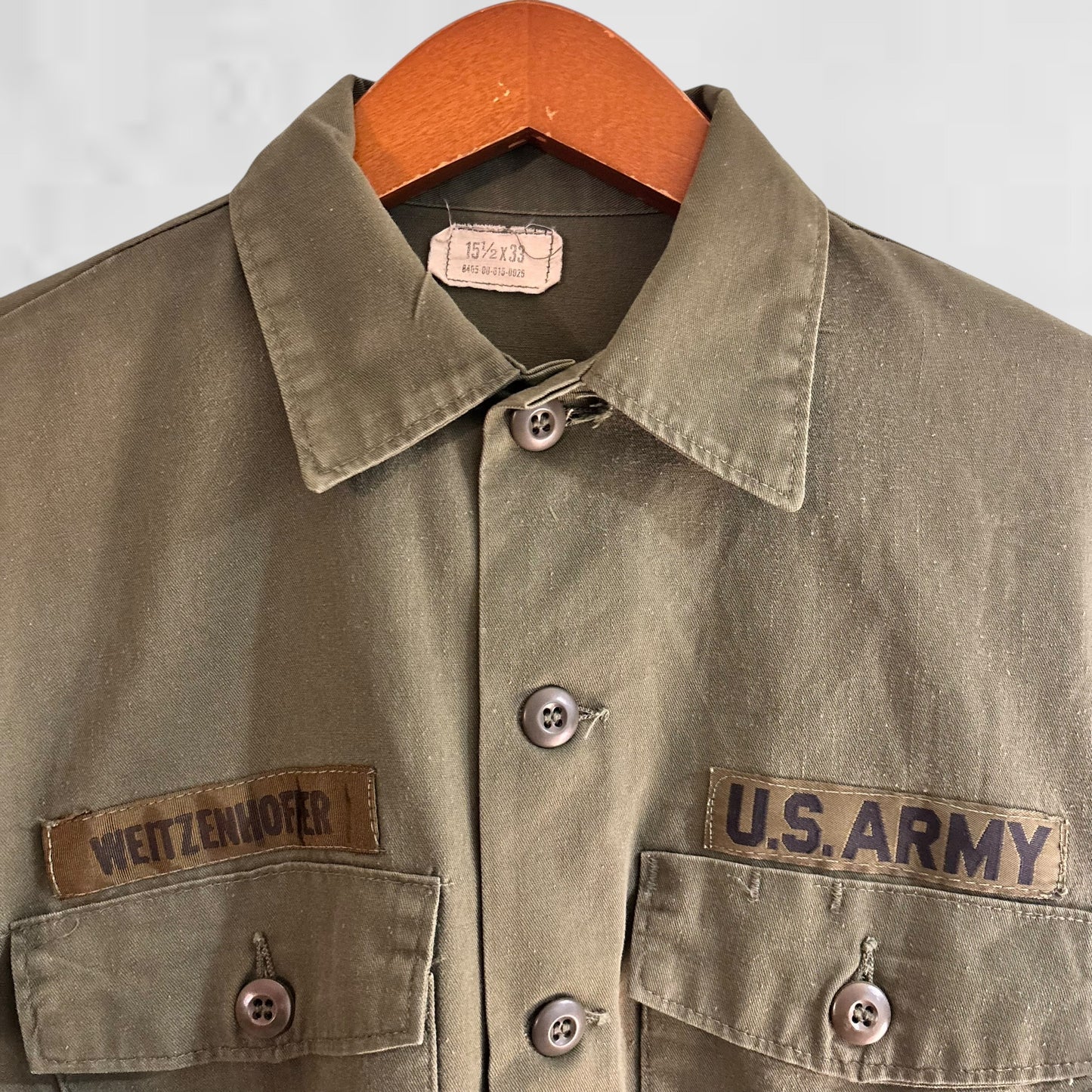 70's U.S Army button up