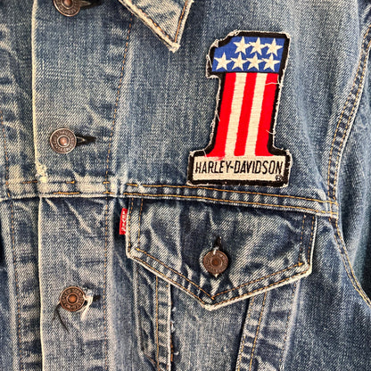 1960s Levi's big E with Harley patches