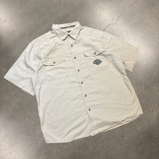 Vintage 2000s Harley Davidson button up