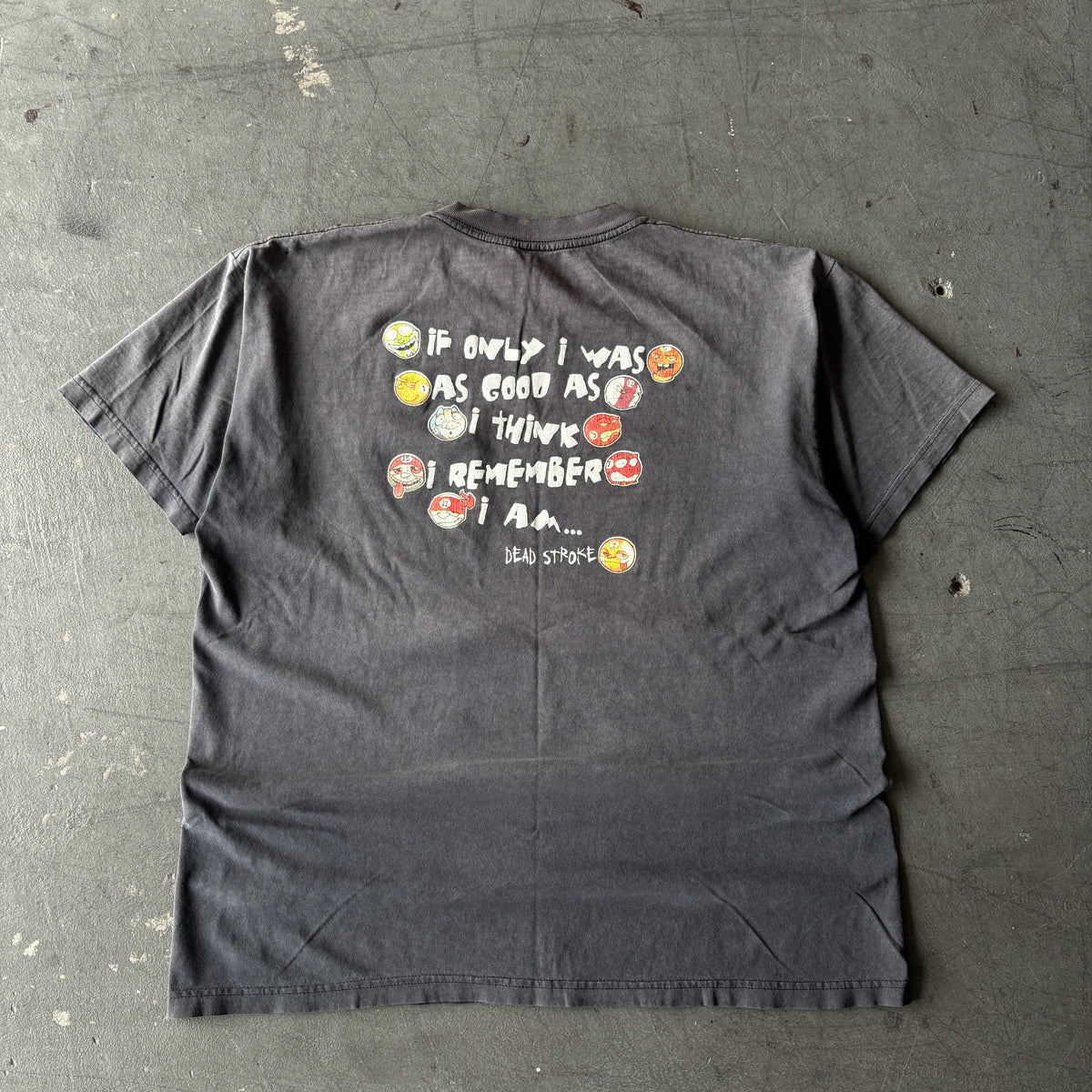 Faded Dead stroke pocket tee XL
