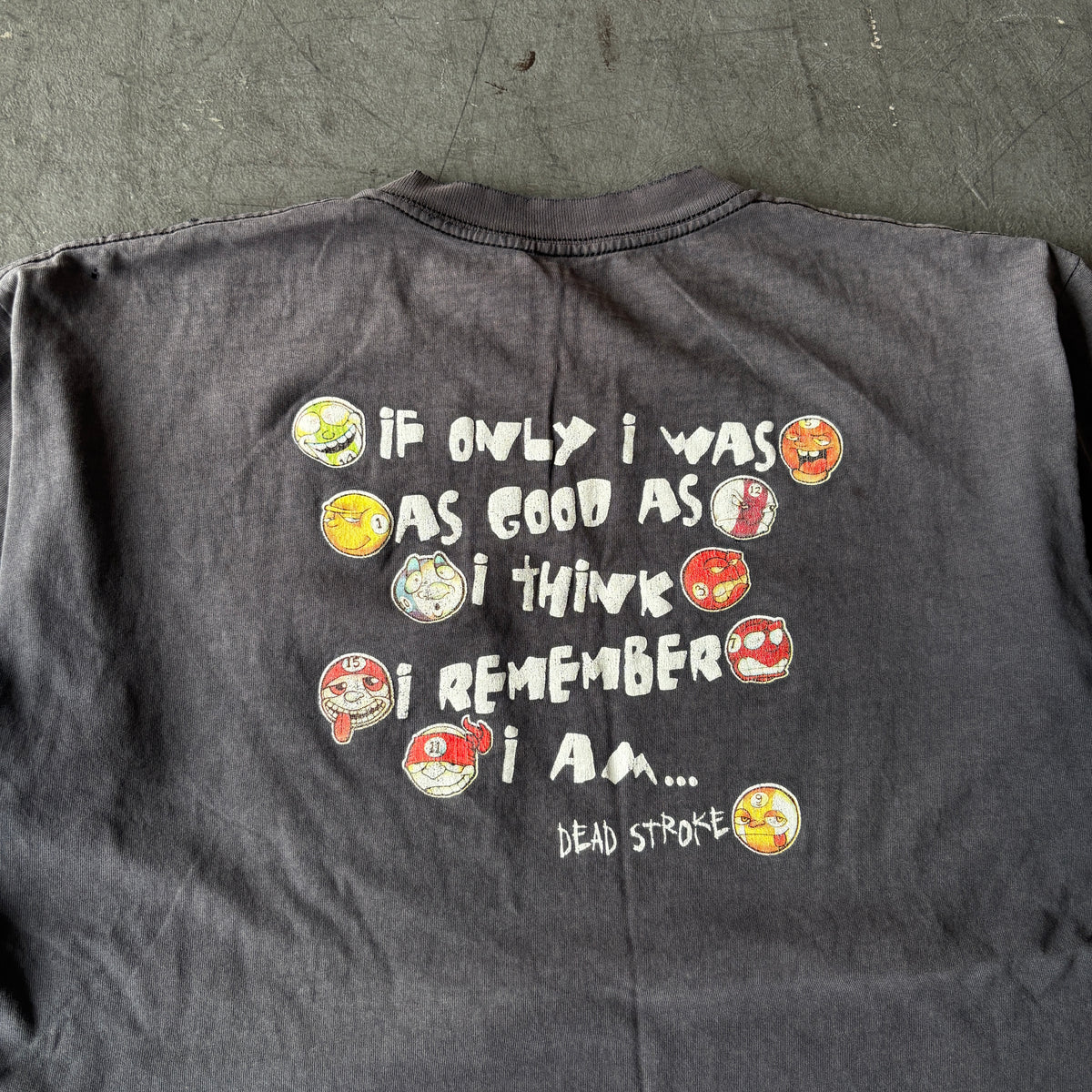 Faded Dead stroke pocket tee XL