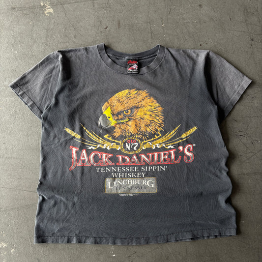 faded 90's Jack Daniel's Indian Motorcycle tee Large