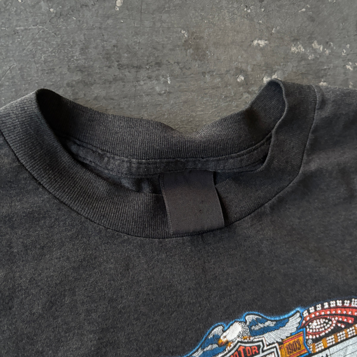 Vintage 80's Harley 3D Emblem Medium