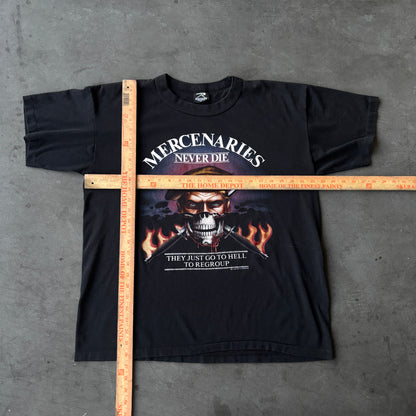 80's "Mercenaries never die" vintage tee XL