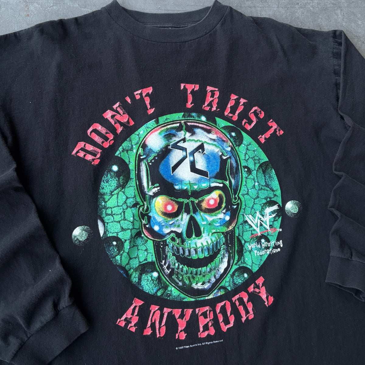 90's Stone cold " Don't Trust Anybody" Longsleeve XL