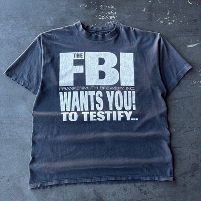 90's Faded FBI tee XL