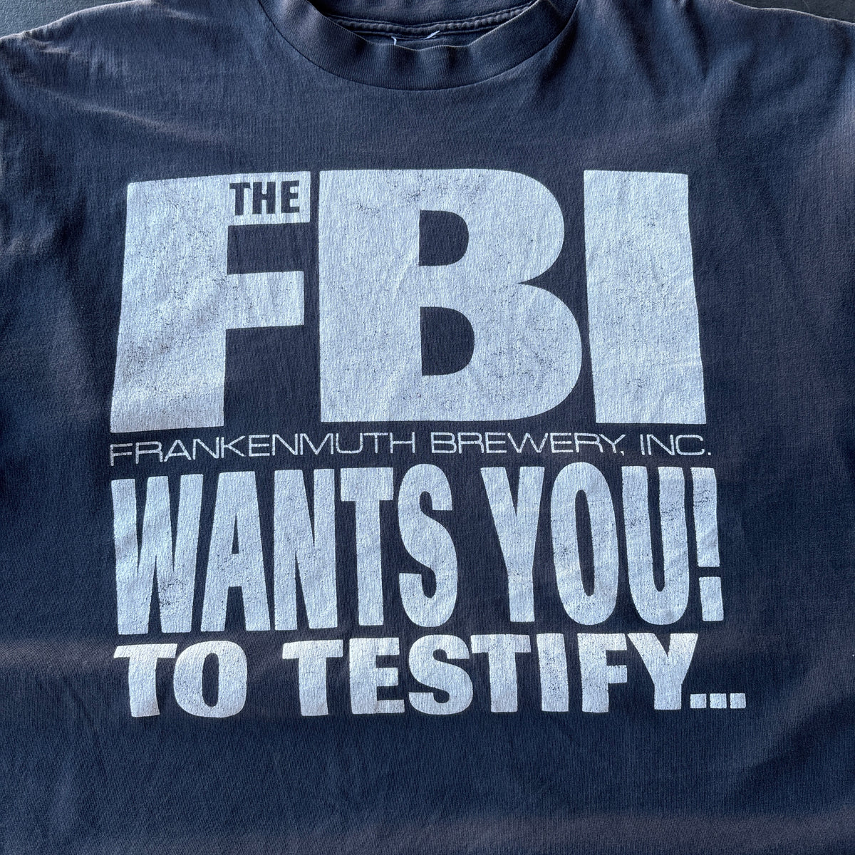 90's Faded FBI tee XL