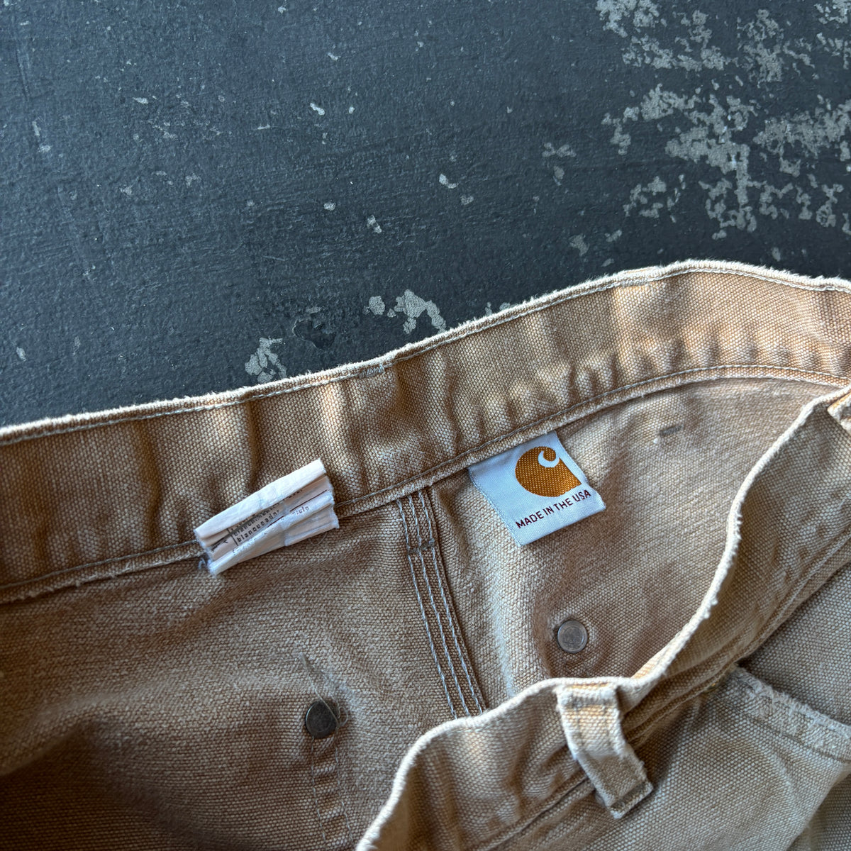 Vintage Faded and Thrashed Carhartt double knees