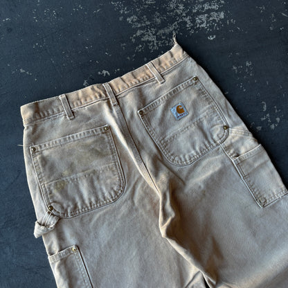 Vintage Faded and Thrashed Carhartt double knees