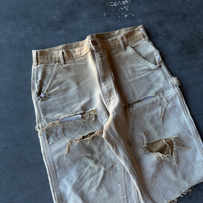 Vintage 90's Made in USA thrash Carhartt Double knee Capris size 36