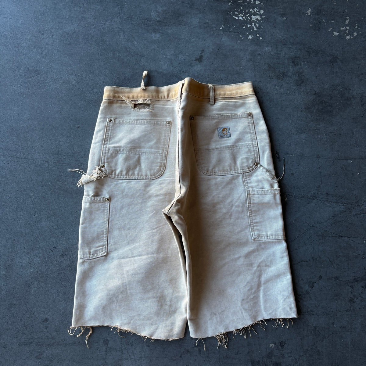 Vintage 90's Made in USA thrash Carhartt Double knee Capris size 36