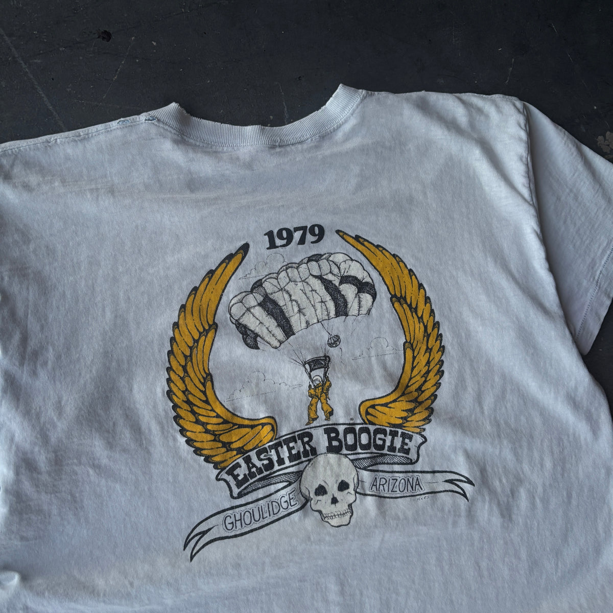 Vintage Late 70's Skull "easter Boogie" Medium